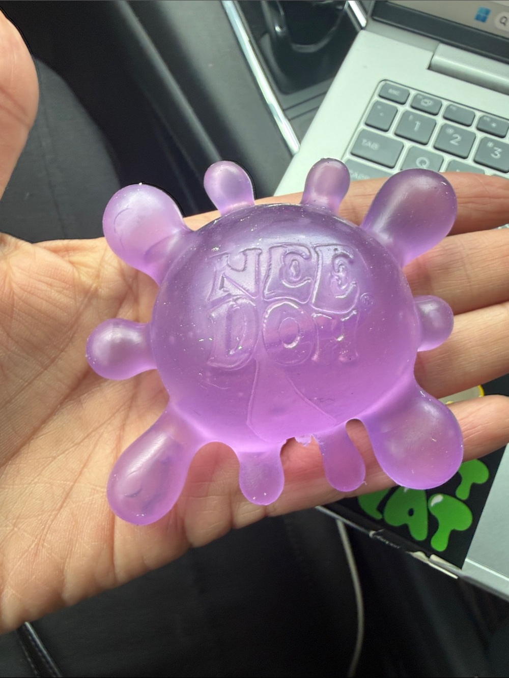 Splot Splat Kids Stress Toy - purple - Picture 4 of 5